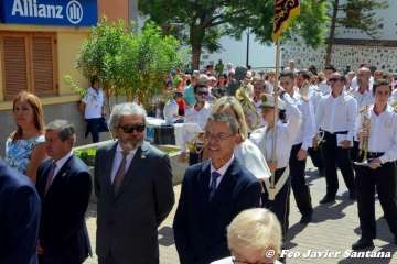 Telde rinde pleitesía a San Miguel en Valsequillo (Foto Francisco Javier Santana y TA)
